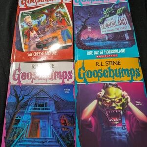 Goosebumps Paperback Book Lot - Bright Multi-Color Covers